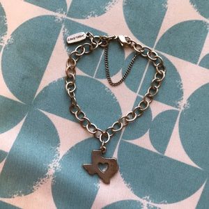 James Avery Texas heart charm bracelet
